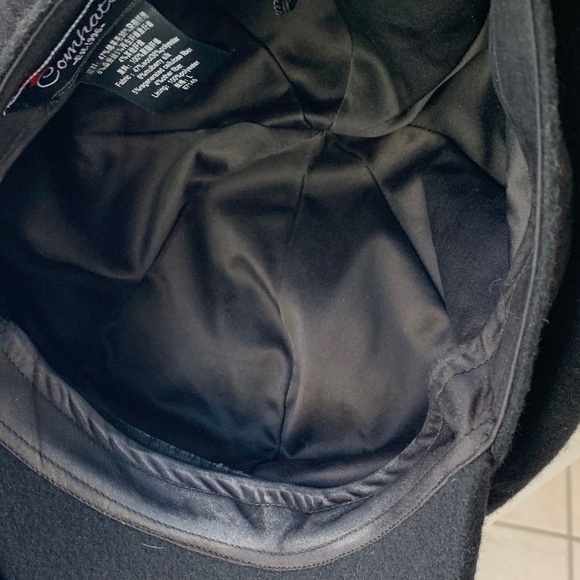 Black Newsboy Cap - Picture 11 of 11